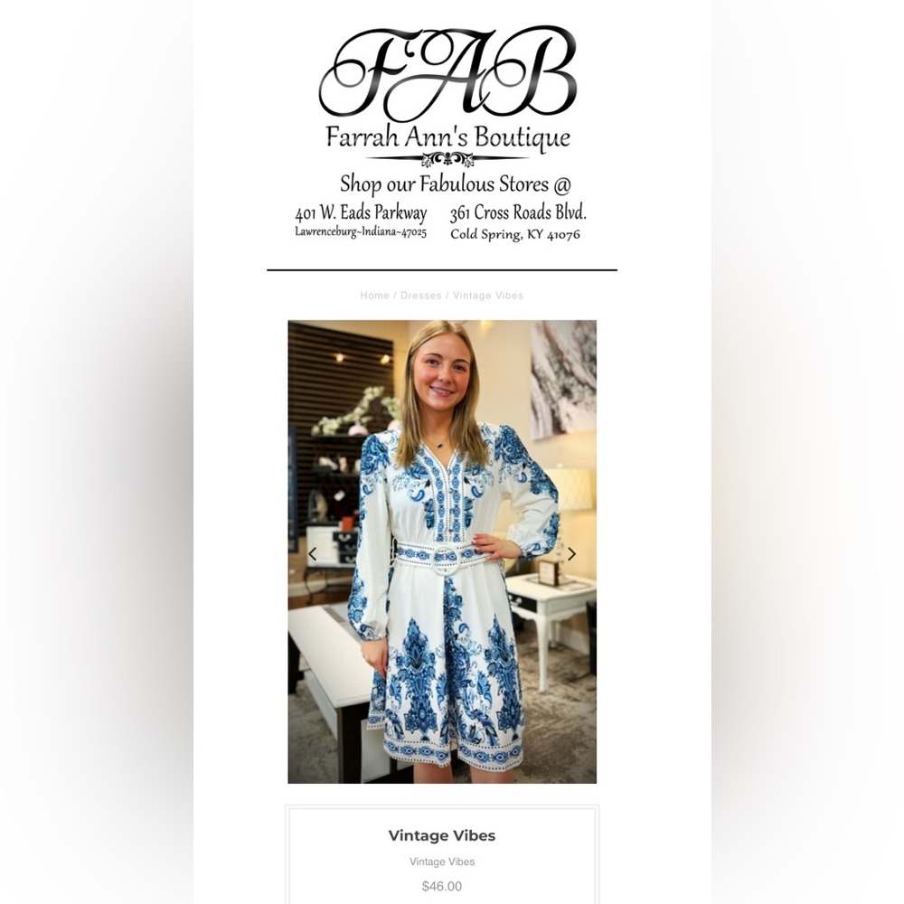 Coastal Paisley Print Floral Long Sleeve Pearl Button Summer Belted Dress✨ - Picture 2 of 7